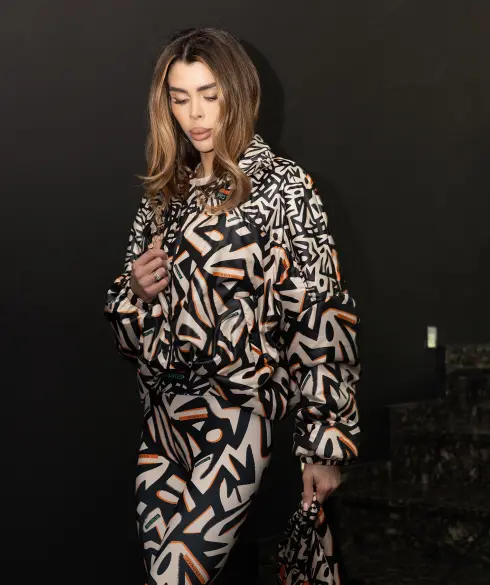 Дамско спортно яке Jfit Beige/Black - 127