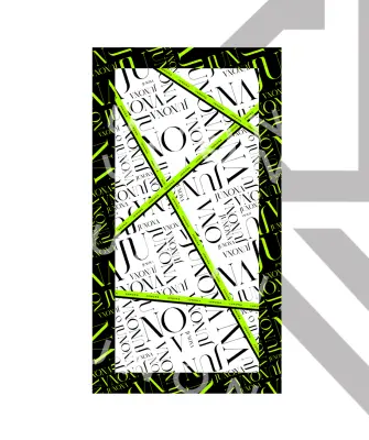 Плажна хавлия Jfit White/Black