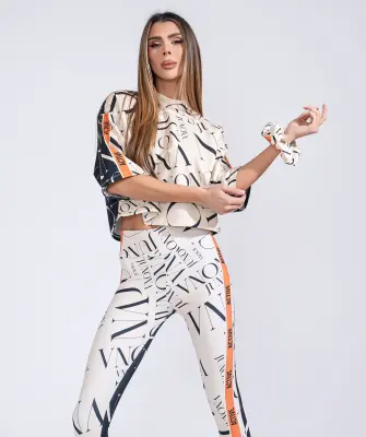 Дамски спортен топ Jfit Orange/Black - JFit Дамски спортен топ Jfit Orange/Black