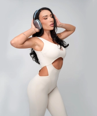 Дамски гащеризон с изрязани части Jfit LTD