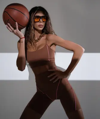 Къс дамски клин с контрастни кантове Jfit LTD - JFit Къс дамски клин с контрастни кантове Jfit LTD